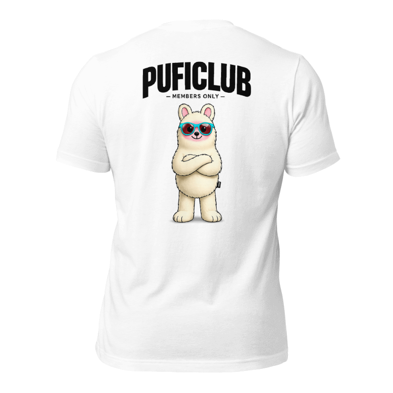 PufiClub Members White Tee