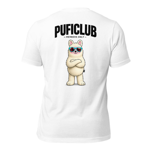 PufiClub Members White Tee